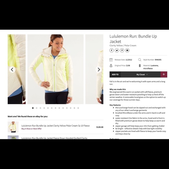 Lululemon Run Bundle Up Jacket - Picture 2 of 8